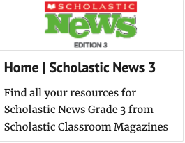 Scholastic News Edition 3: Find all your resources for scholastic news grade 3 from scholastic classroom magazines