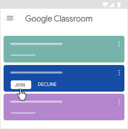 google classroom screenshot