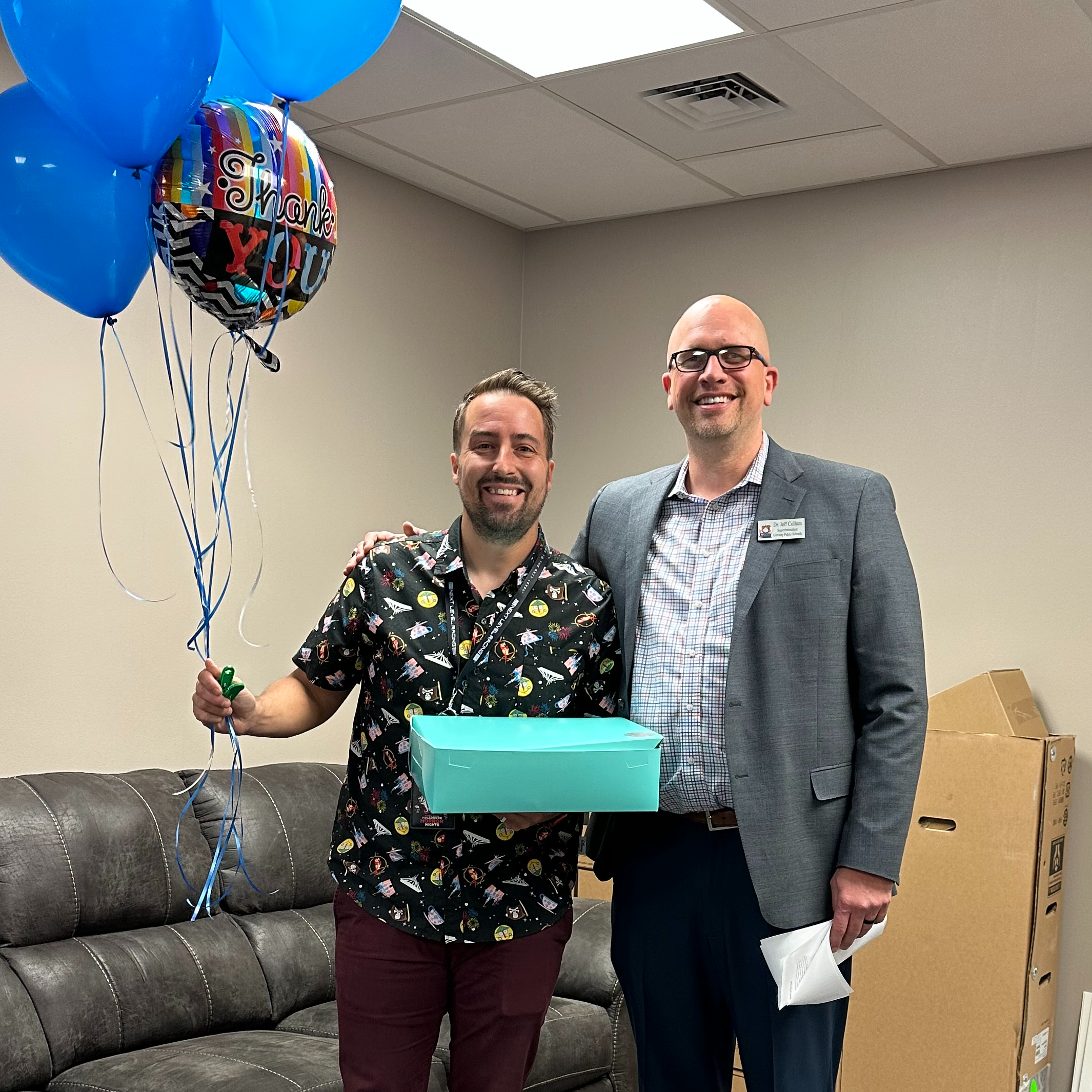 Adam Stroman and Dr. Collum