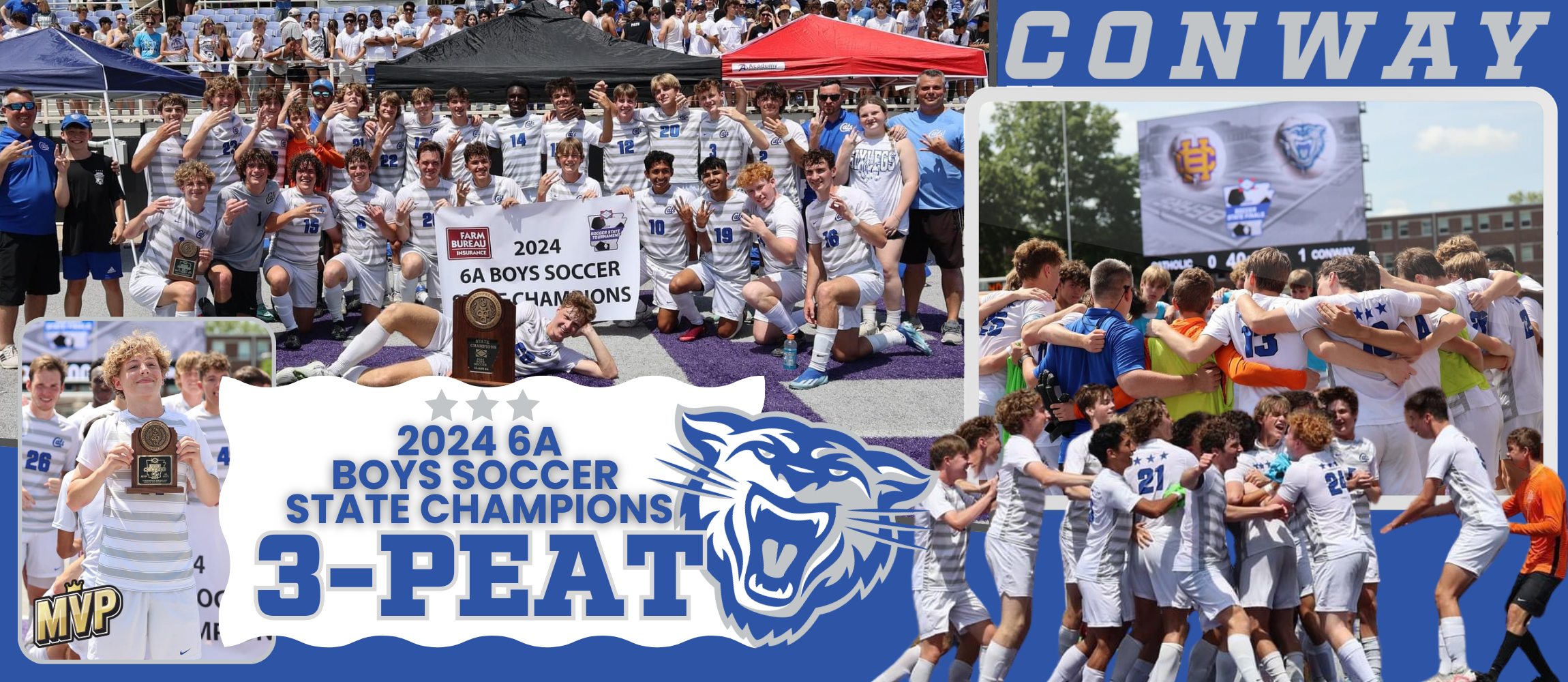 CPSD Boys Soccer with 3rd Consecutive State Title