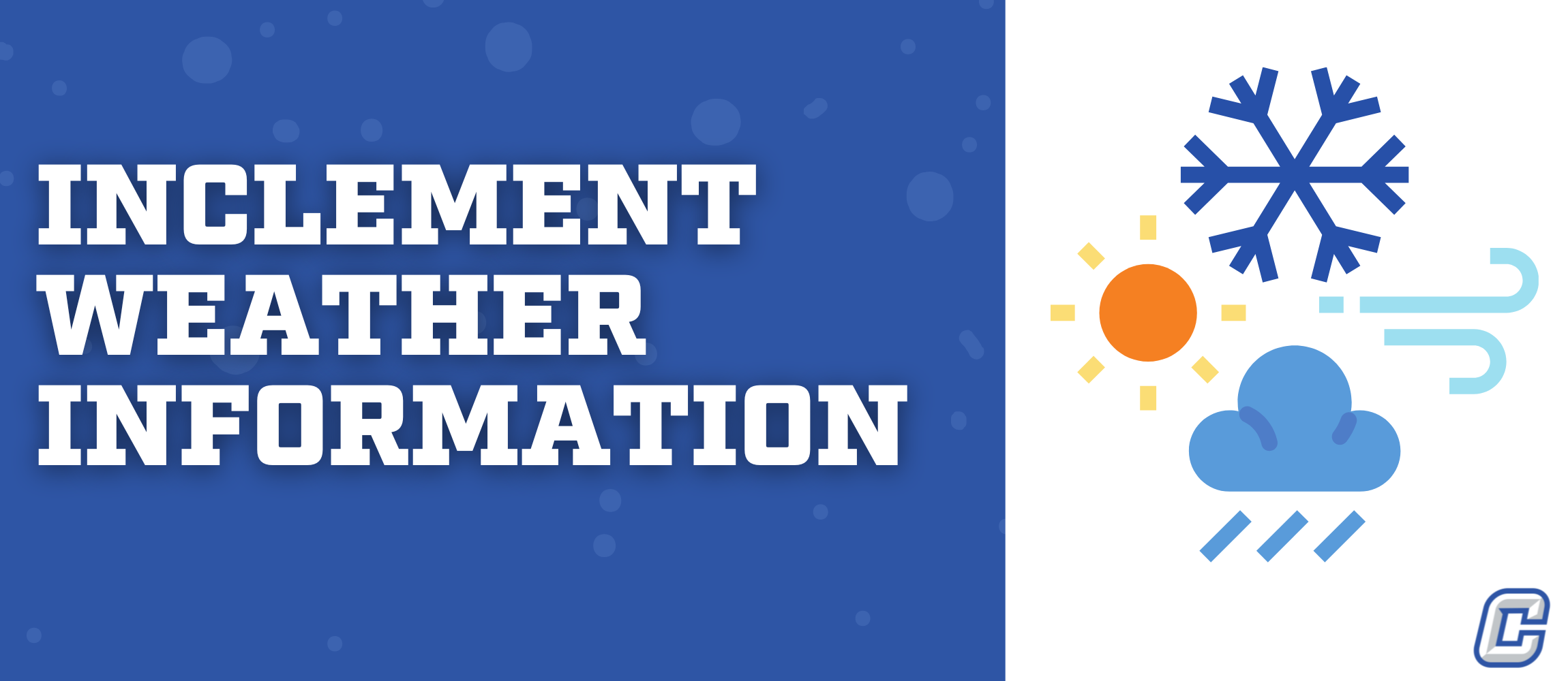 inclement weather information