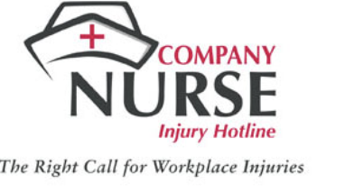 logo: company nurse: injury hotline