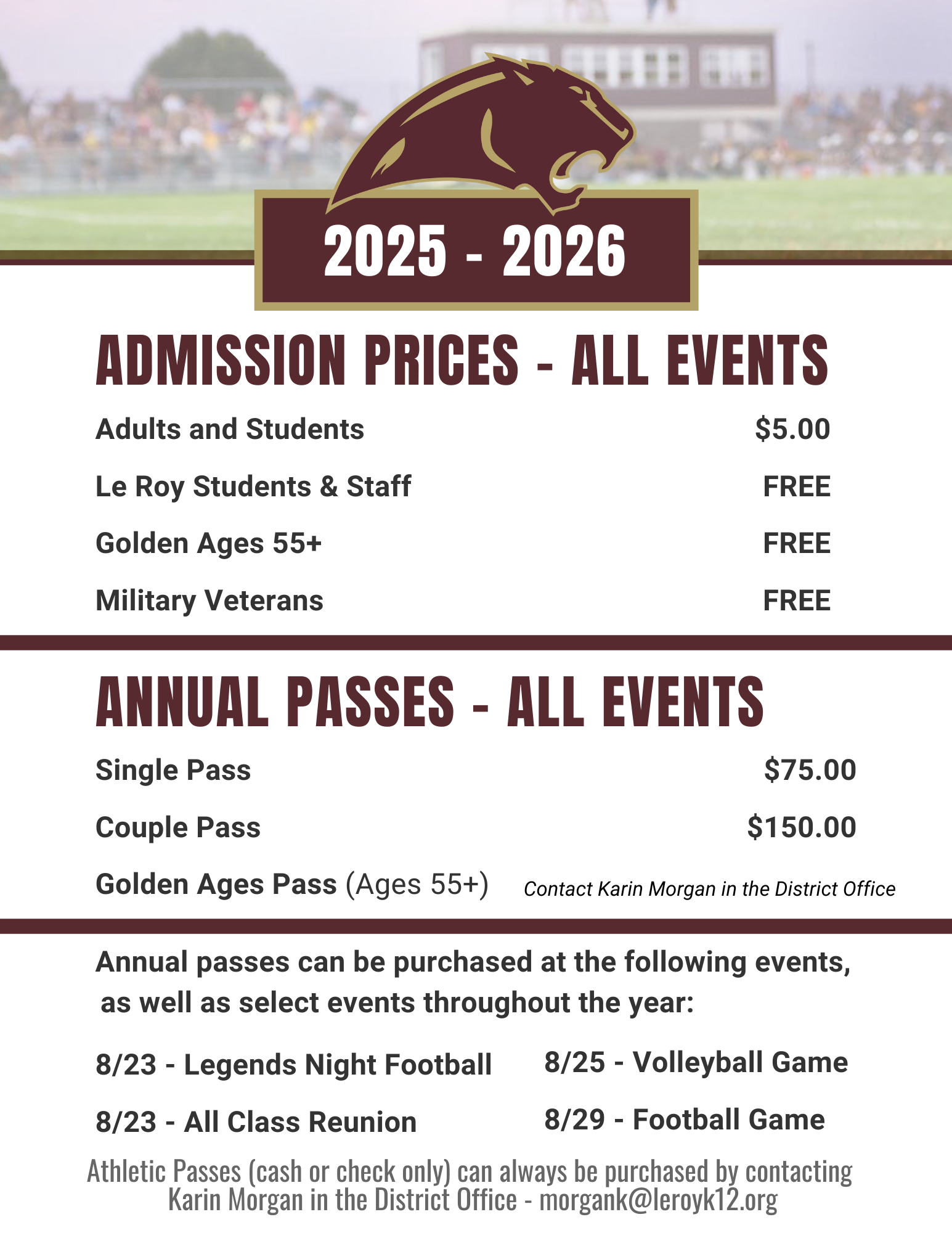 Athletic Fees