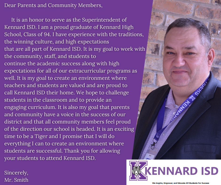 Superintendent Kennard ISD