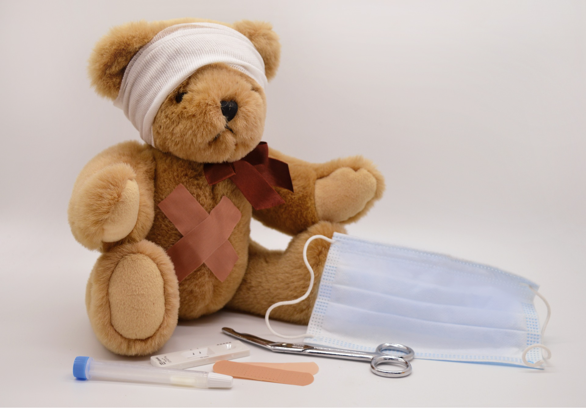 Teddy Bear in the nurse