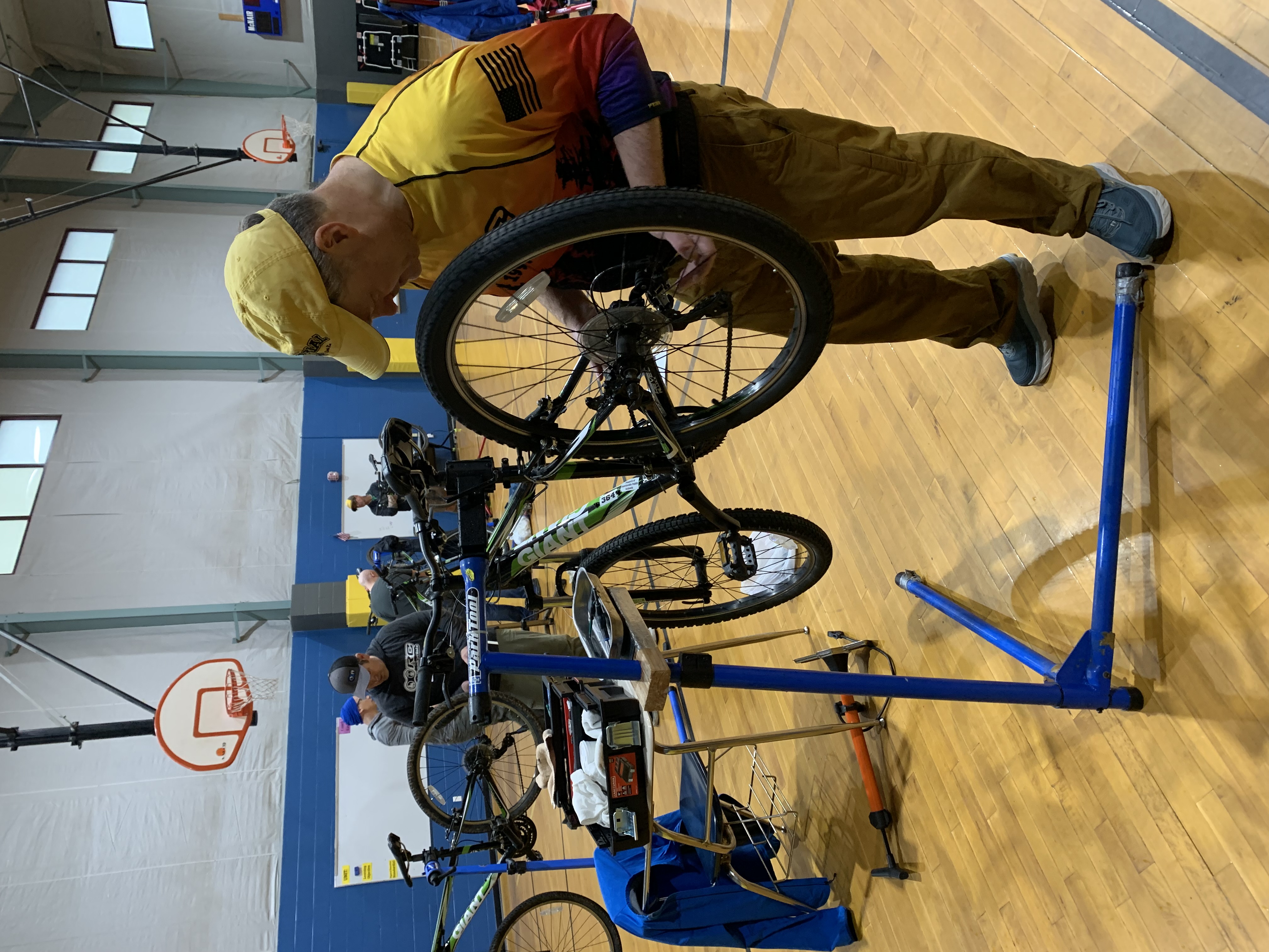 OORC Member Fixing a Bike