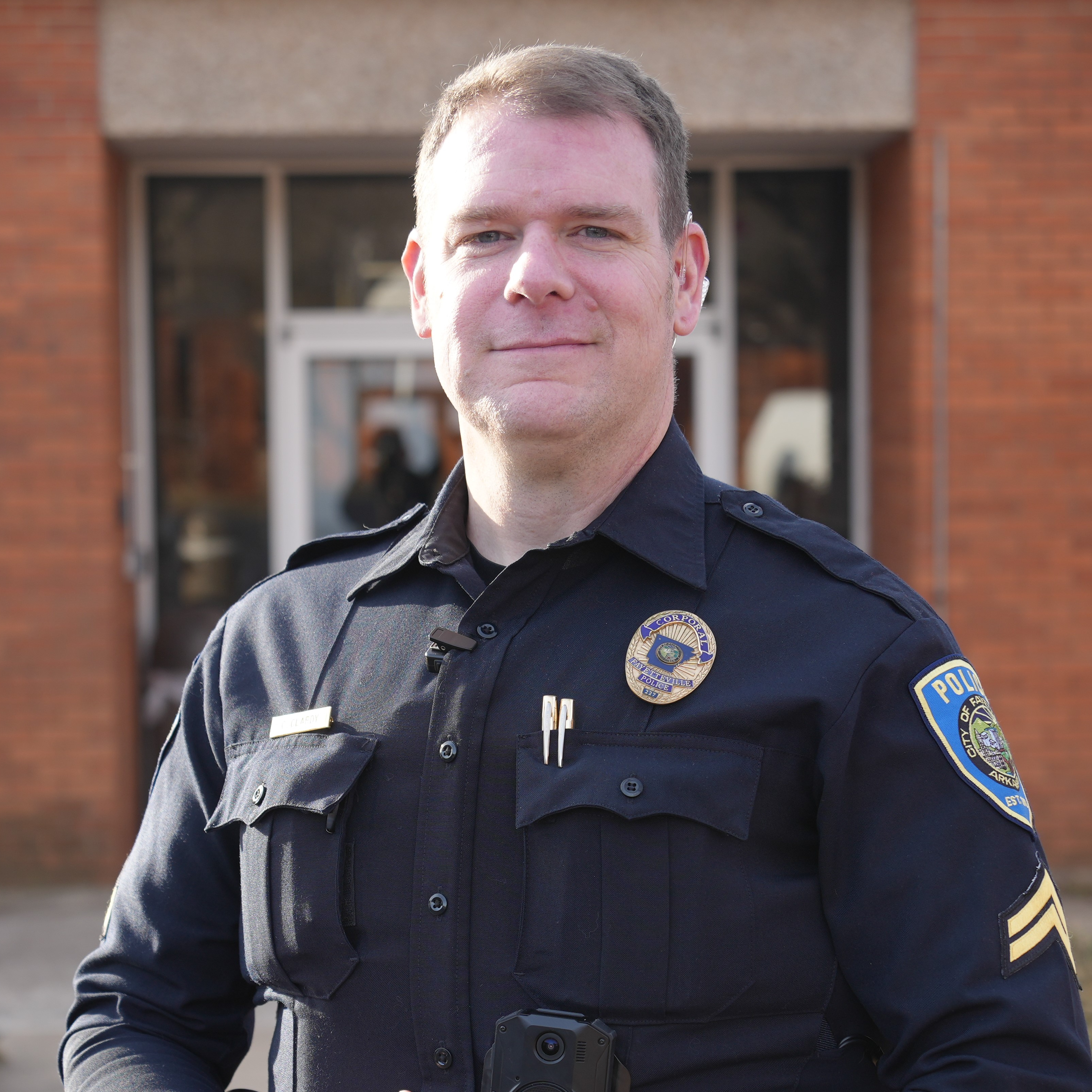 Meet Corporal Chris Clardy! Cpl. Clardy is our Student Resource Officer (SRO) at Allps School of Innovation and assists with coverage at Owl Creek School, Ramay Junior High School, and Fayetteville High School. 
