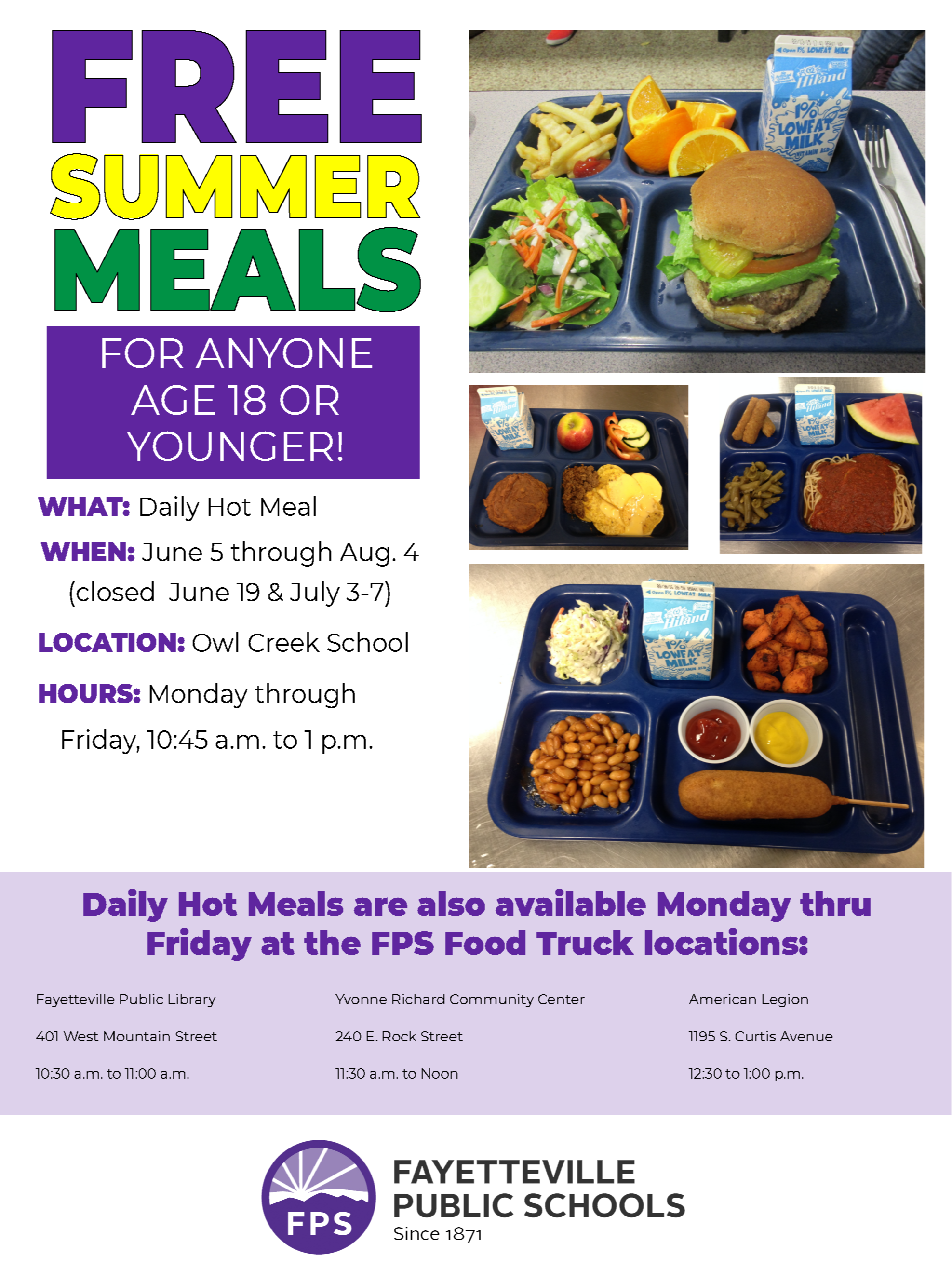 2023 Summer Meals FREE