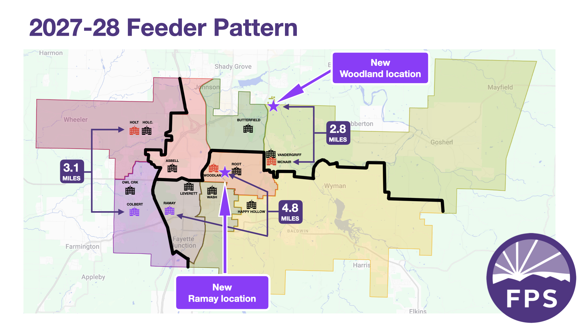 2027-28 FPS Feeder Pattern Map