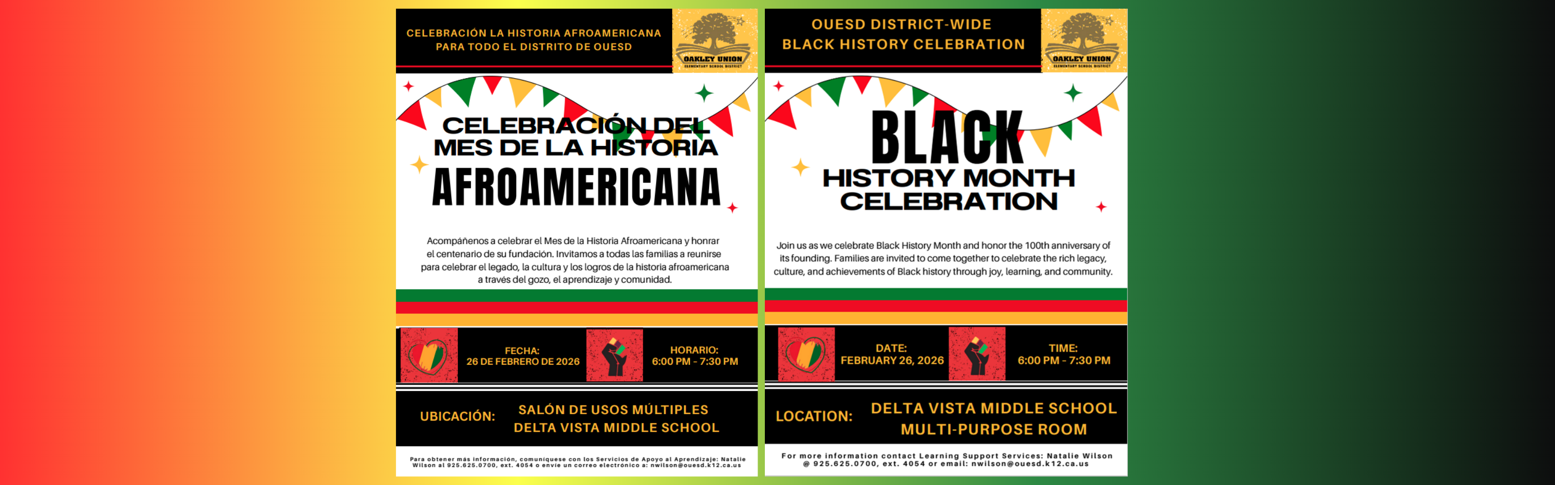 Black History Celebration Banner
