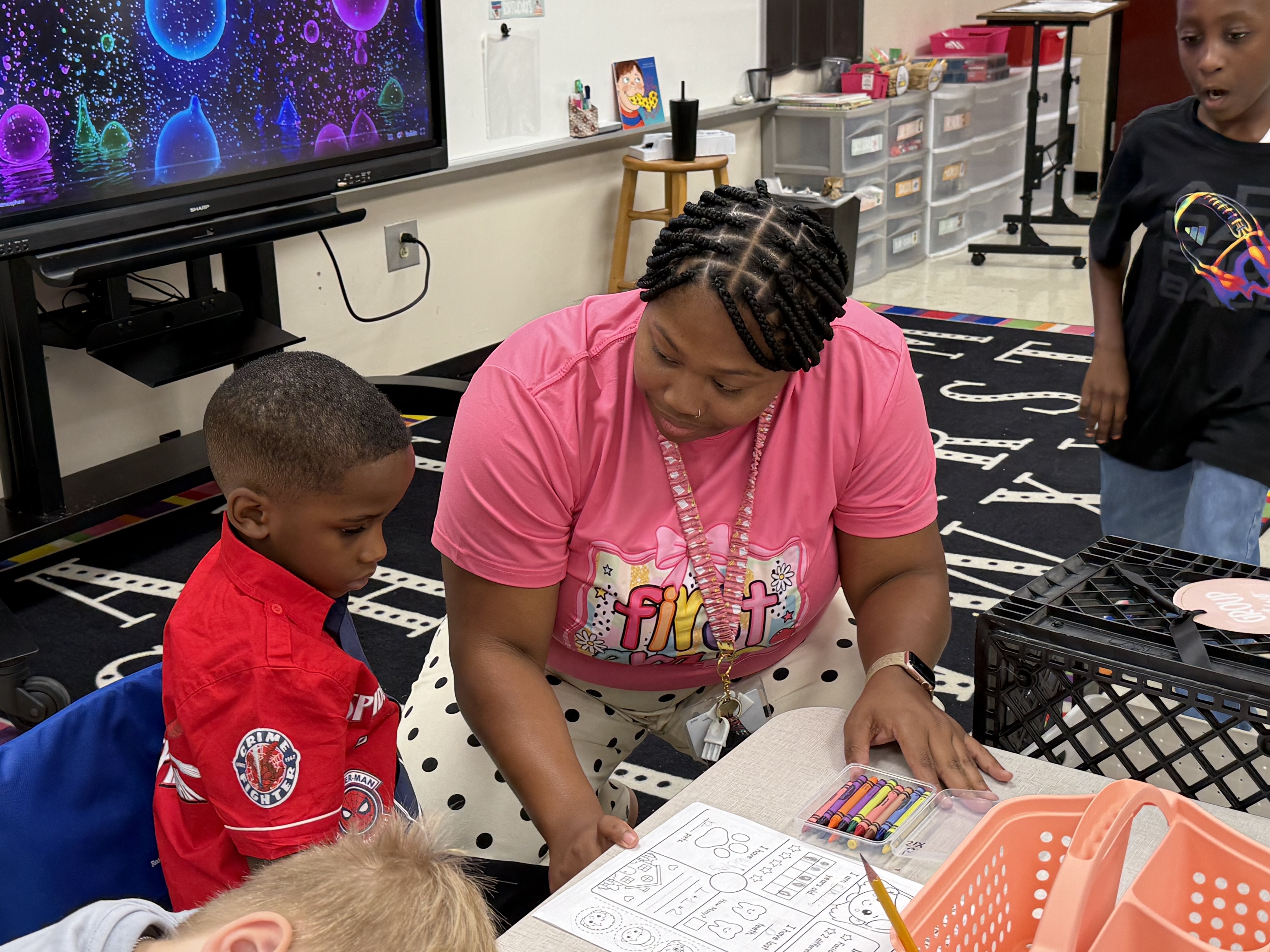 Ms. Allegria Reed, our new 1st Grade Teacher. 