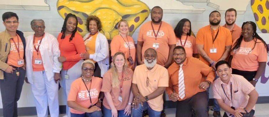 RMS staff wears orange to support Unity Day 2025