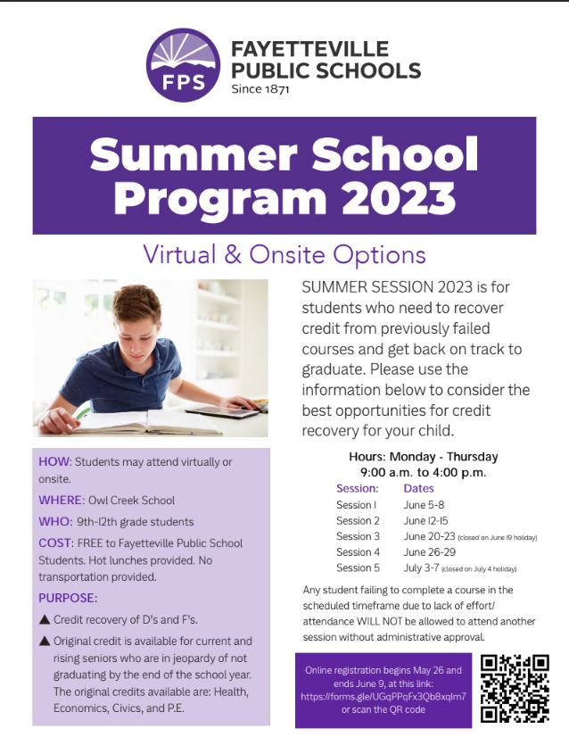 If students are unsure if they need summer school, they can check with their counselor.