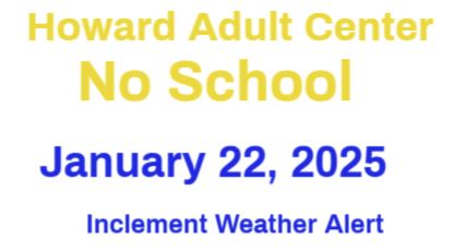 School  Closed - Winter Weathe Advisory