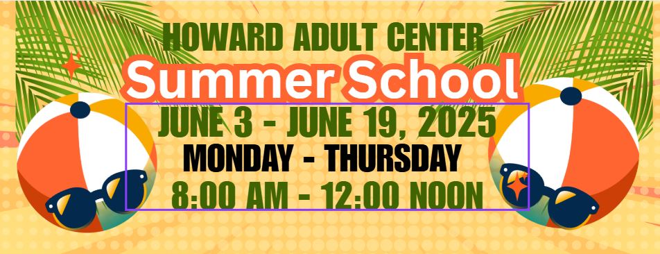 Summer School @ Howard Adult Center