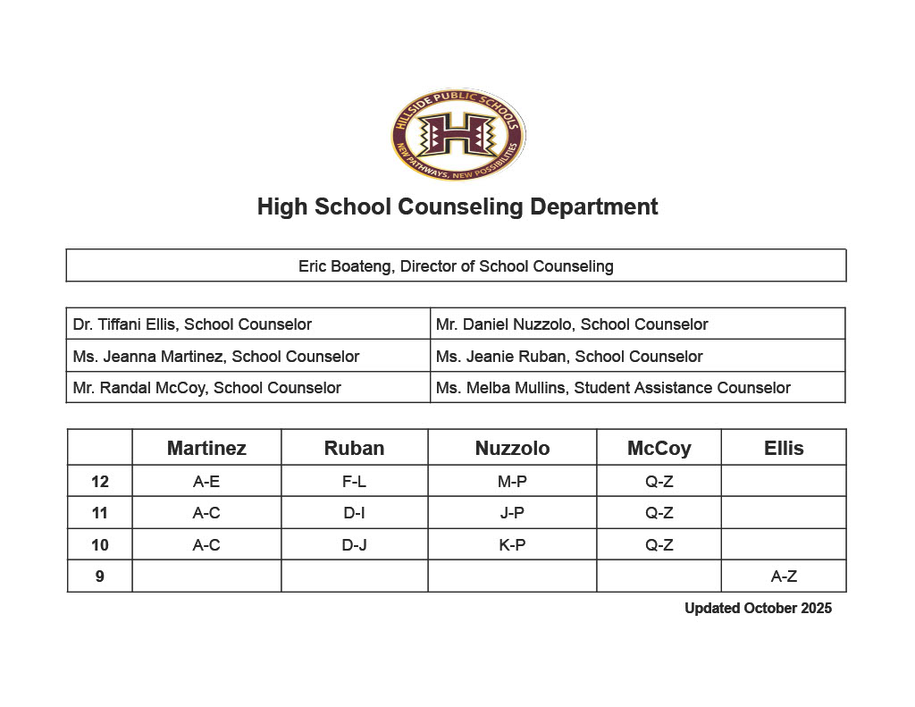 School Counseling Contact