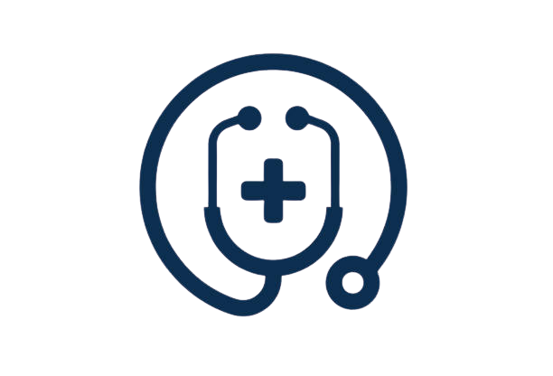 red heart with the graphic of a pulse going through it