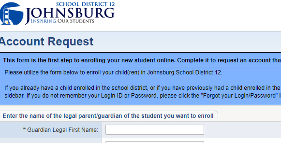 Online Student Registrationenrollment Johnsburg School District 12