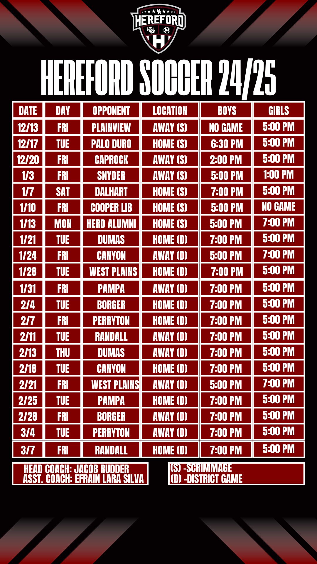 2024-25 soccer schedule