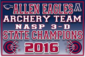 2016 archery championship banner