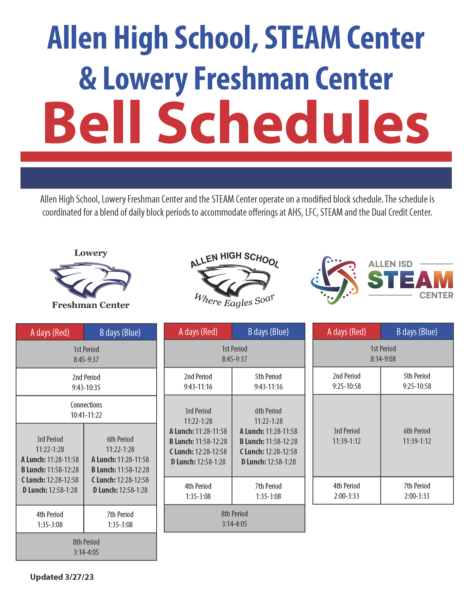 AHS Bell Schedule