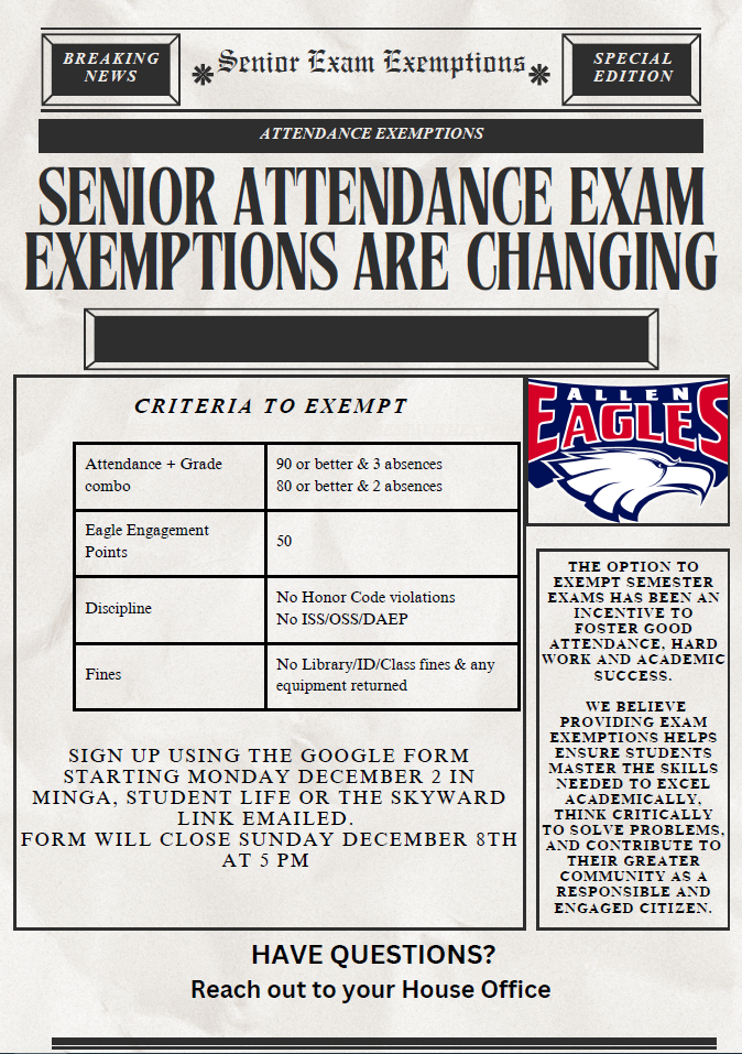 Senior Exemptions