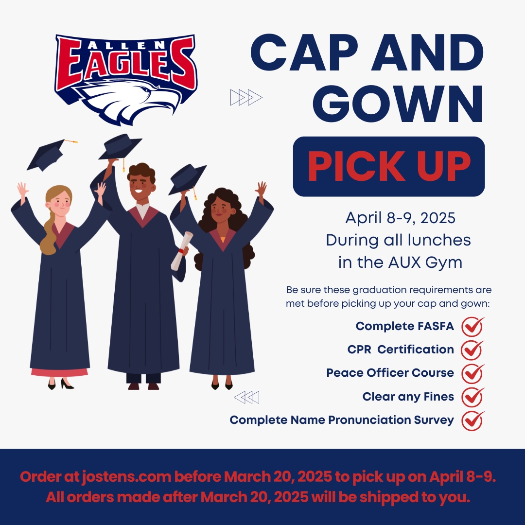 Cap and Gown Pick Up 