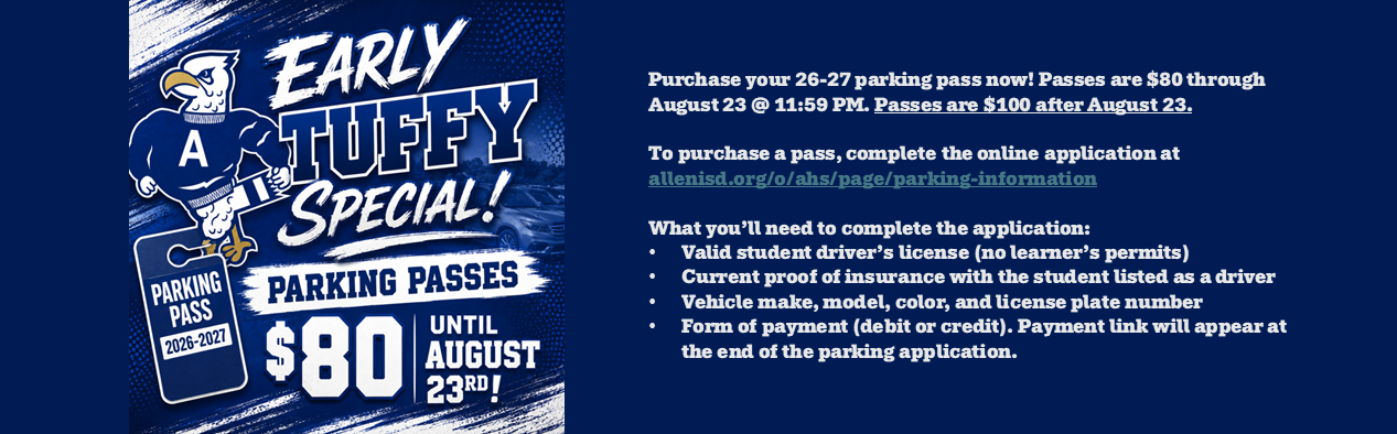 26 27 Student Parking Passes