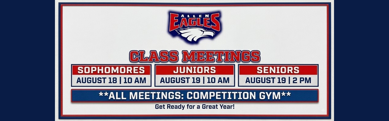 August 2026 Class Meetings