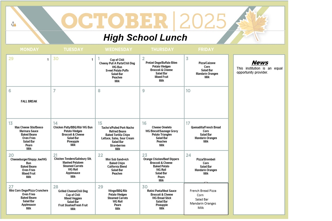 High School Lunch
