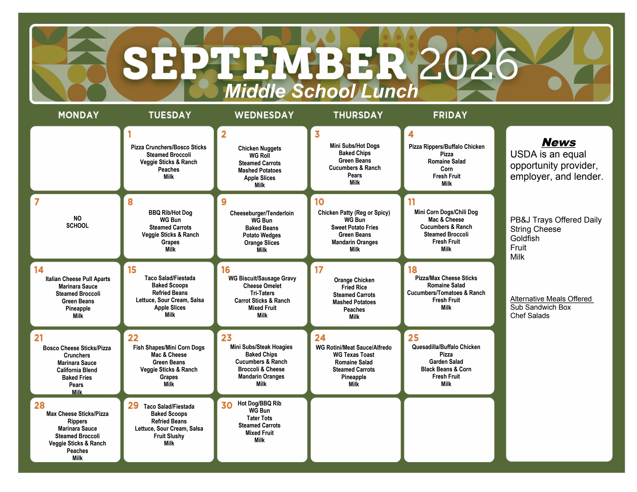 September Lunch