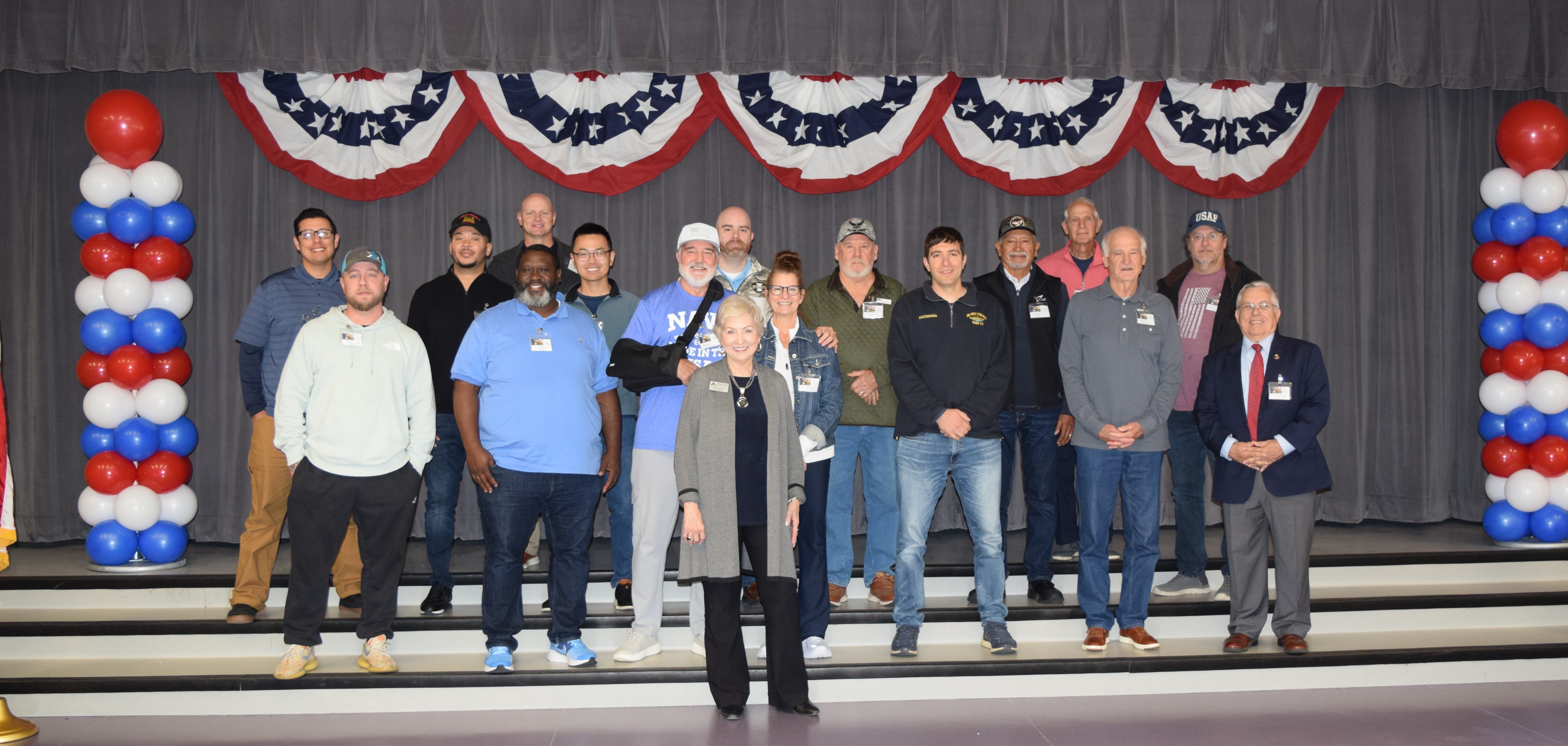 veterans at Evans celebration