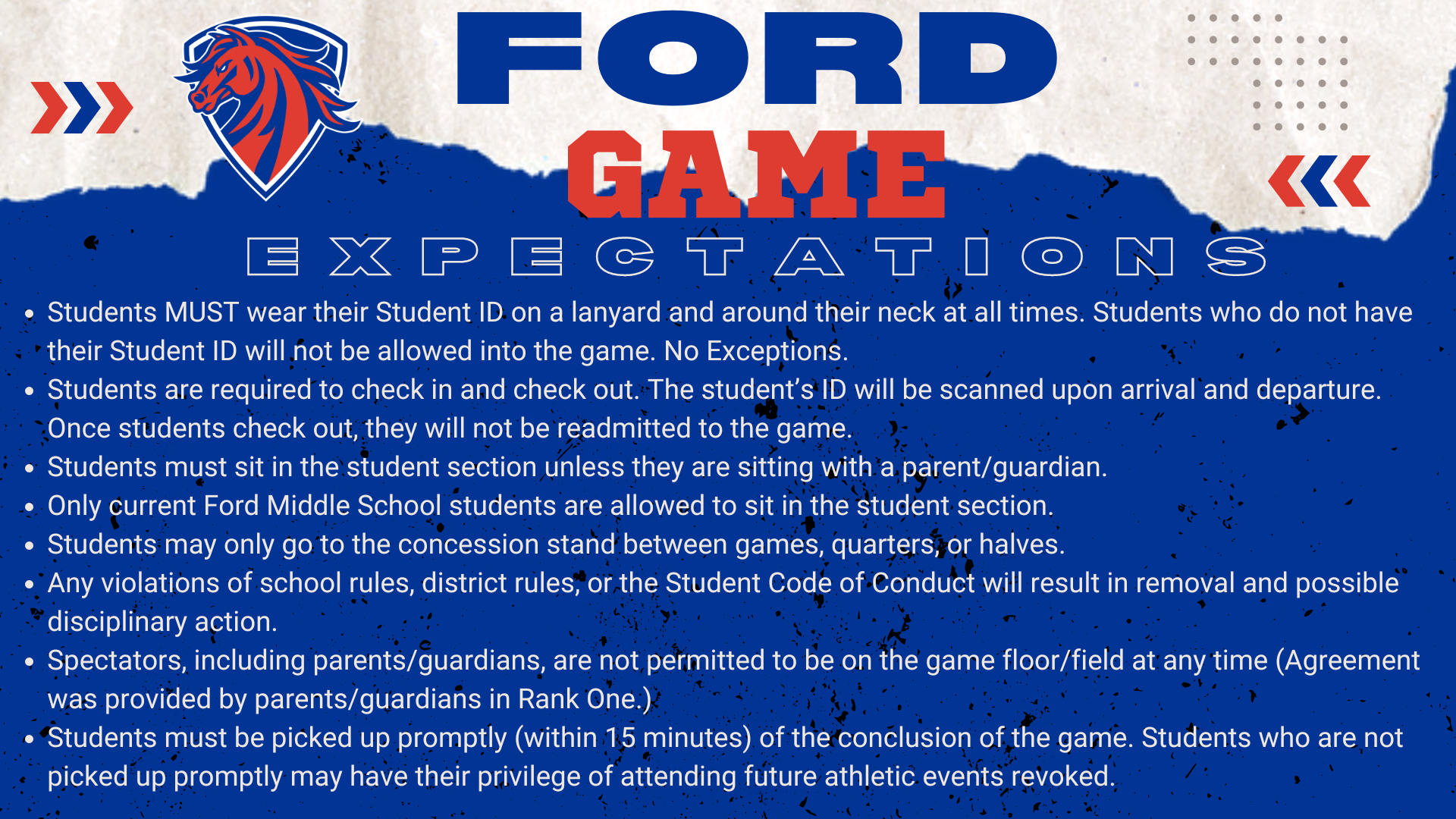 Ford Game Expectations