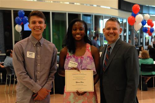 Kyle Murray Memorial Scholarship - $500 Ayanna Dixon with Campbell and Chad Murray