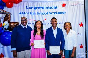 CyrusOne Leadership and STEM Achievement Scholarship – $1,500 each Recipient: Jenny Wei (not pictured)  Dawson Private Wealth Higher Education Scholarship – $5,000 each Recipients: Symone Mitchell and David Odida