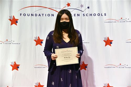 Betty Timbs Memorial Scholarship – $500 each Cherie Hong (not pictured: Keya Shah)