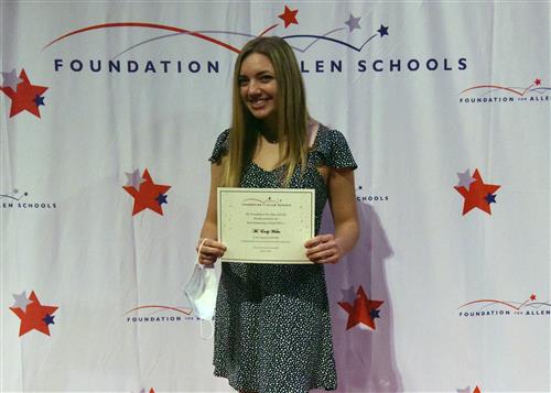 Reed Elementary PTA Scholarship – $1,000 Emily Waller