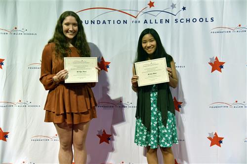 Allen Retired Educators Association Scholarship – $1,000 each Rylee Arnold and Sara Leuterio