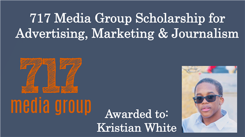 717 Media Group Scholarship for Advertising, Marketing and Journalism – $1,000 Kristian White
