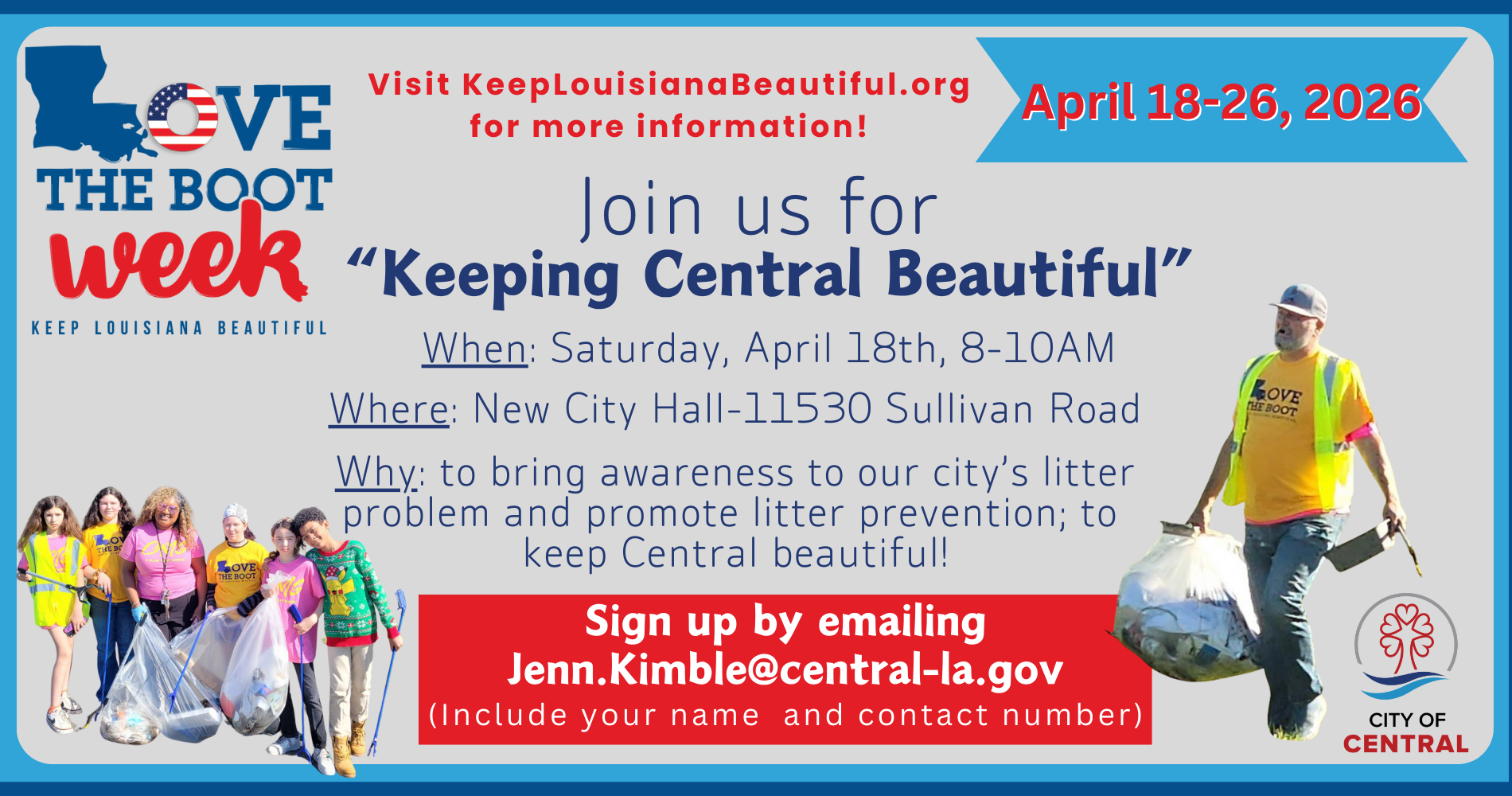 keeping central beautiful