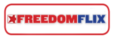 freedom flix written inside red rectangle
