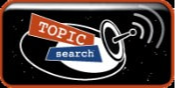 radio speaker that says topic search