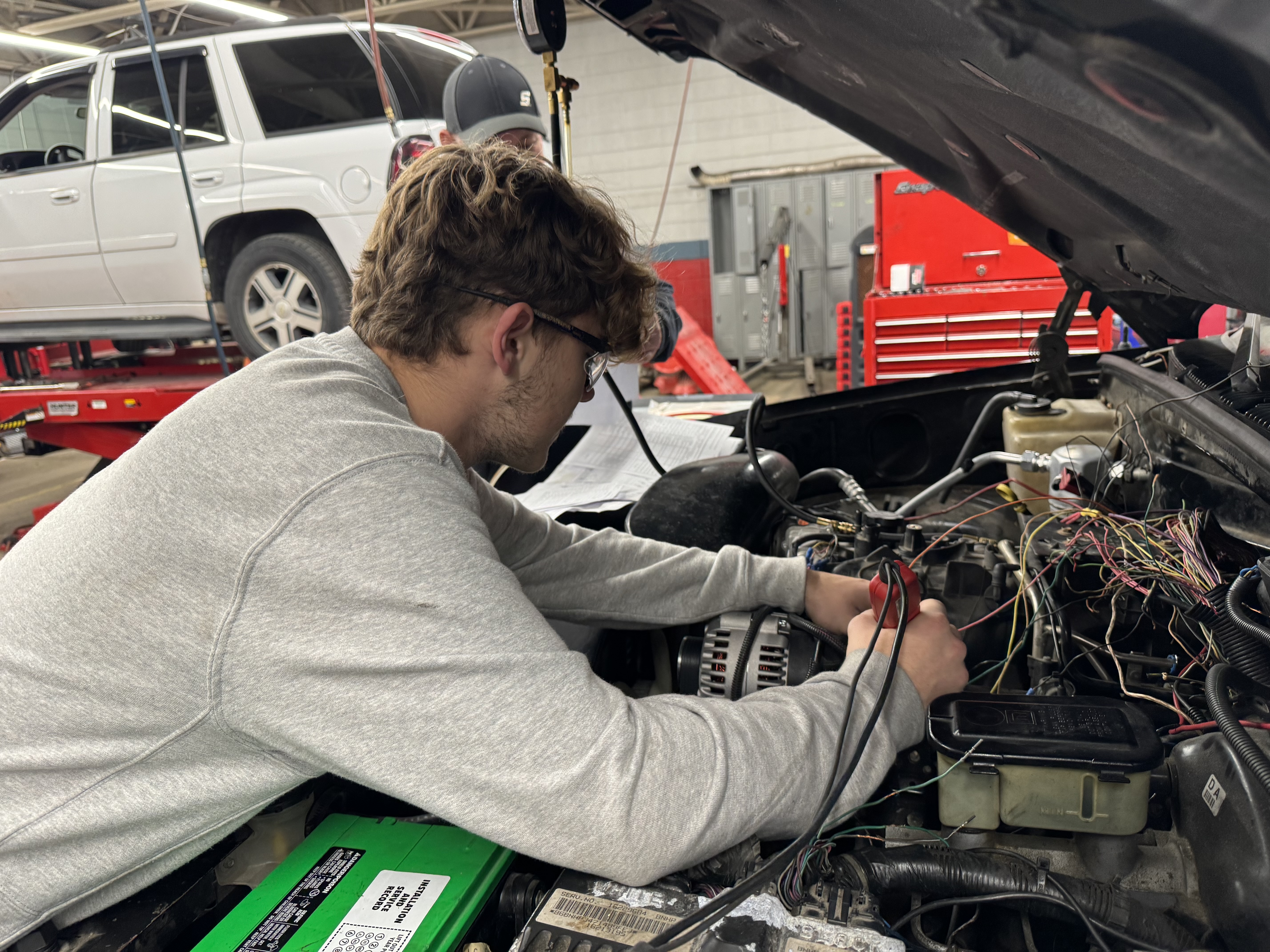 Working on Car