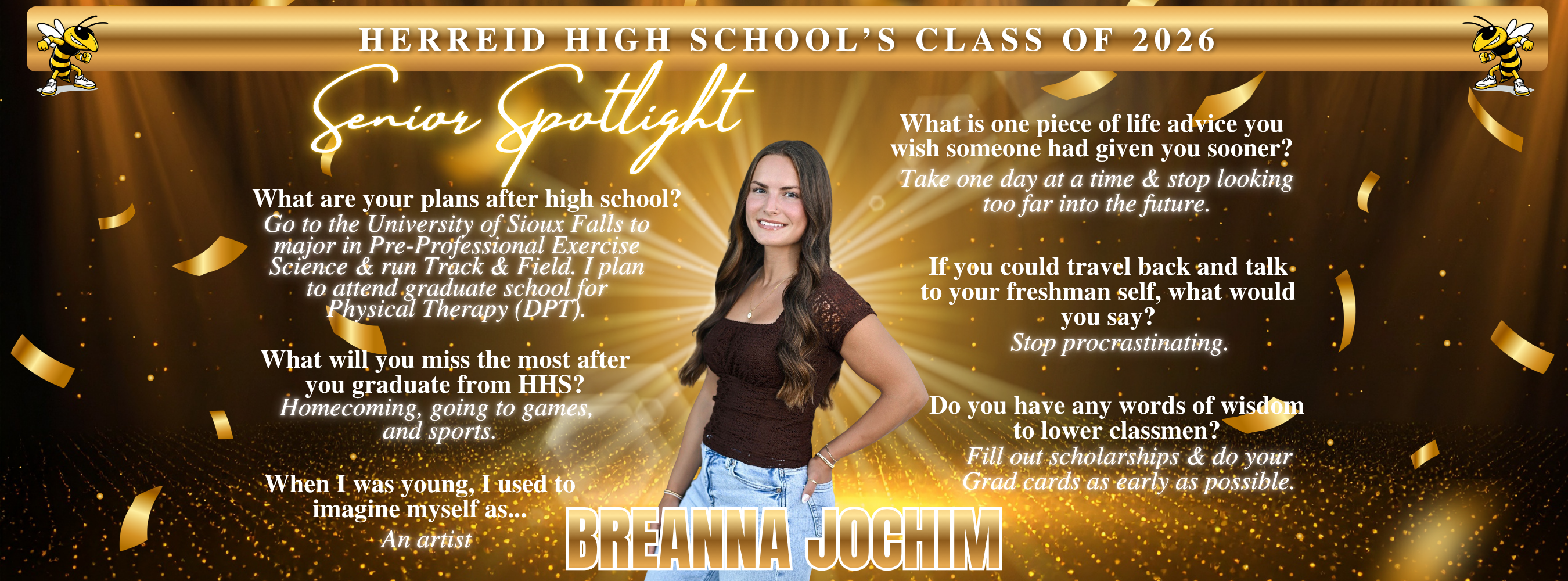 Senior Spotlight - Breanna