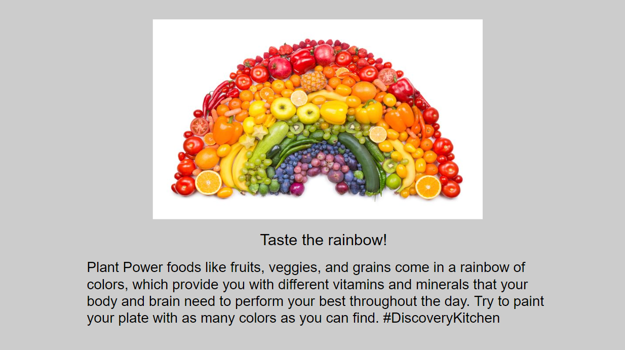 Eat the rainbow