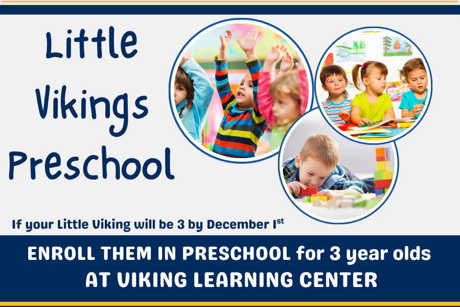 Enroll in Little Vikings Preschool