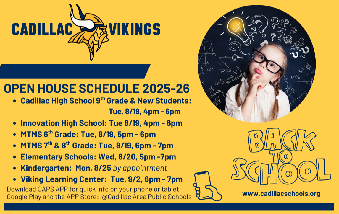 Open House Schedule