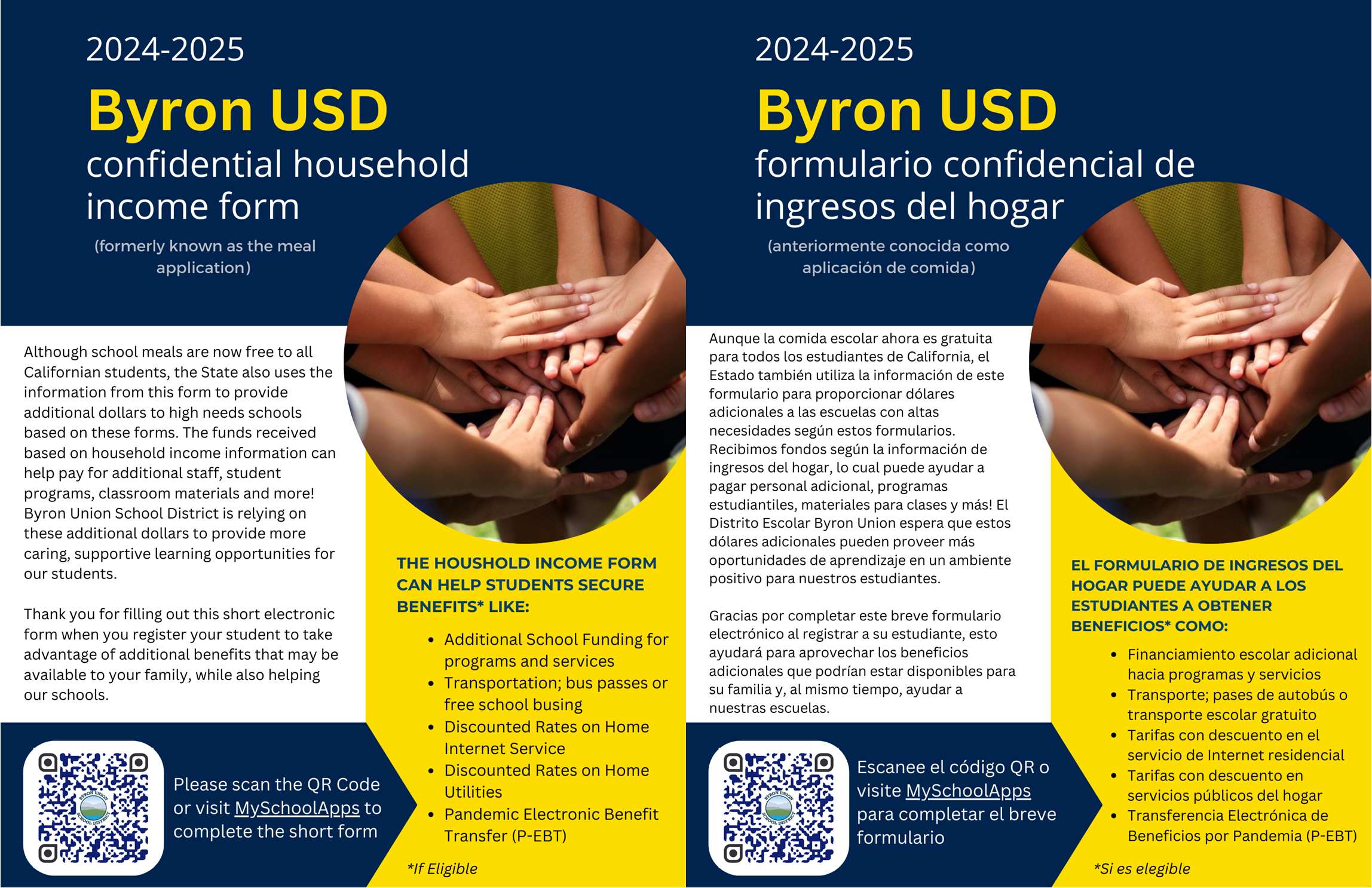Confidential Household Income Flyer