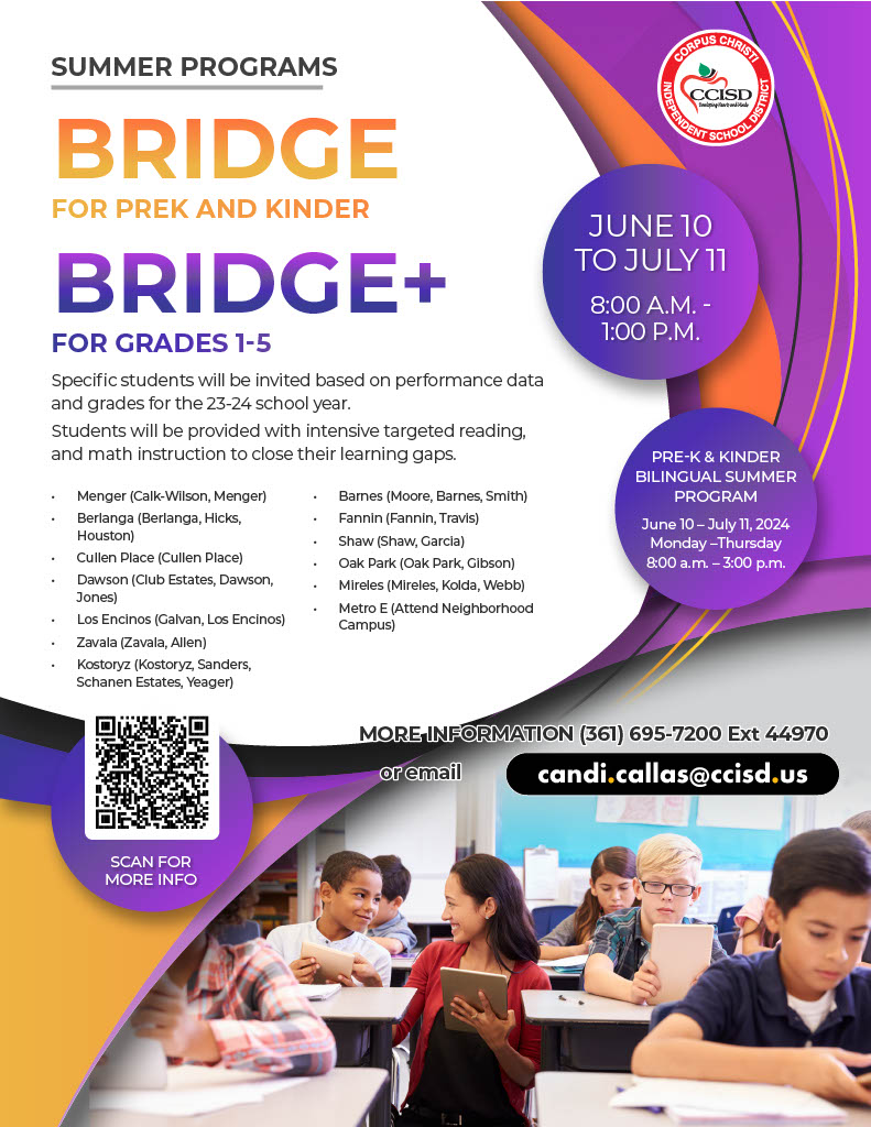 2024 Elementary Summer Program Flier