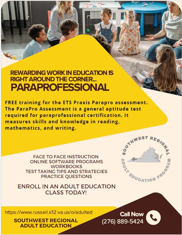 parapro preparation.  for information call 276-889-5424